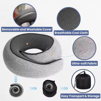 CloudRest PRO | Compact 360° Travel Pillow