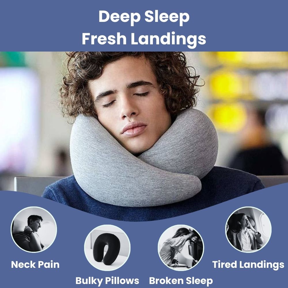 CloudRest PRO | Compact 360° Travel Pillow