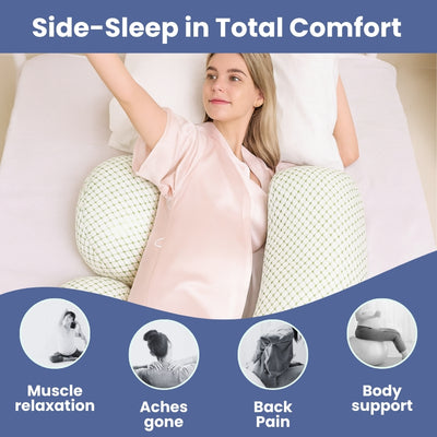 S65 PRO | The Side-Sleeping Support Maternity Pillow