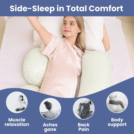 S65 PRO | The Side-Sleeping Support Maternity Pillow