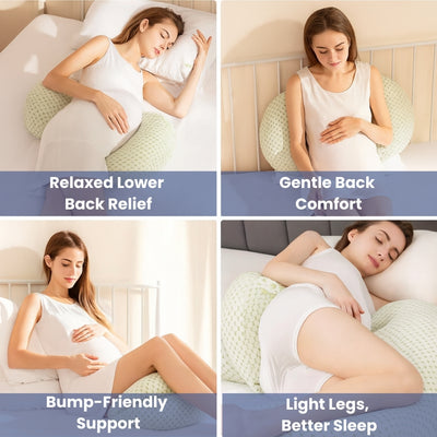 S65 PRO | The Side-Sleeping Support Maternity Pillow