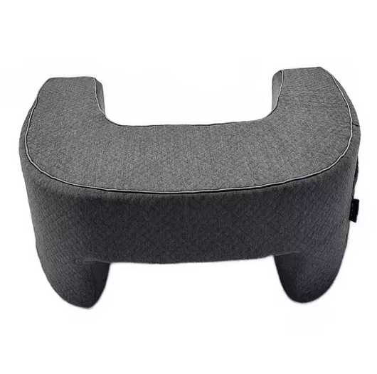 Getblissyneck gray Lap Reading Pillow with cushioned support for comfortable reading and resting